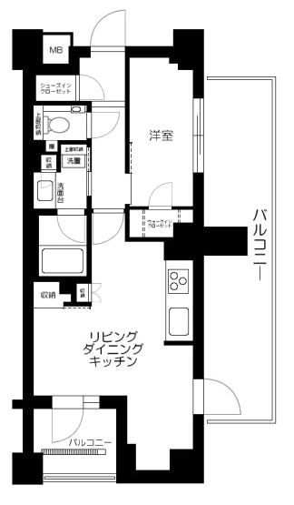 新宿区市谷仲之町のマンションの画像