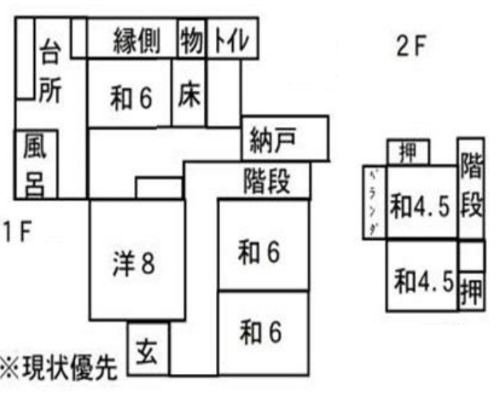 【中古戸建】桐生市相生町3丁目の間取り|■間取り図｜敷地面積：435.58㎡（約131.76坪）建物面積：114.58㎡（約34.66坪）