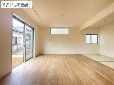 【居間・リビング】 | Livele Garden.S加須市三俣1丁目　新築住宅 | ≪3号棟≫
現地(2026年8月撮影)