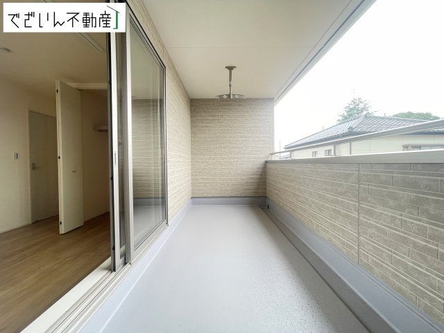 【バルコニー】 | Livele Garden.S加須市三俣1丁目　新築住宅 | ≪3号棟≫
現地(2026年8月撮影)