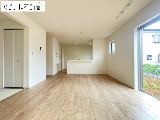 【居間・リビング】 | Livele Garden.S加須市三俣1丁目　新築住宅 | ≪3号棟≫
現地(2026年8月撮影)
