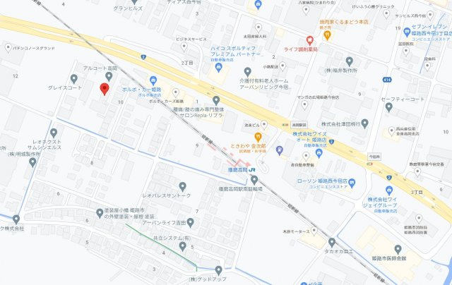 【地図】 | アルコート高岡　8階