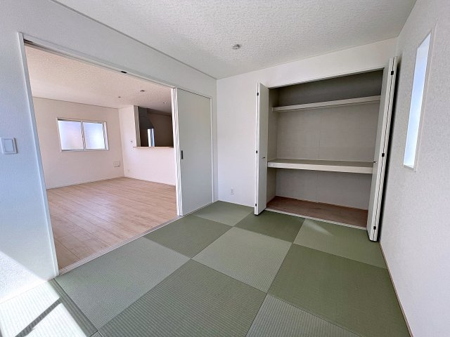 新築戸建・新築建売　矢吹町一本木第6　善郷小・矢吹中の和室|リビングのすぐ隣にあるのでお子様のお昼寝や遊び場として最適！