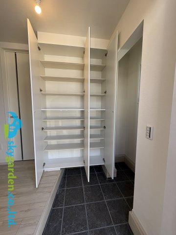 茅ヶ崎市今宿４期　新築戸建　全２棟１号棟の収納|シューズボックス