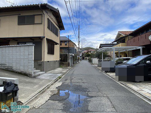 大宮玄琢北町 新築戸建 5期1号地の前面道路含む現地写真