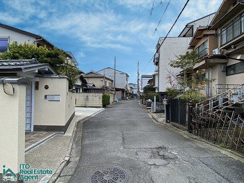 大宮玄琢北町 新築戸建 5期1号地の前面道路含む現地写真