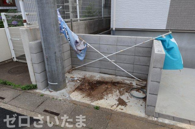 《仲介手数料無料》北区本郷町1065-1新築一戸建てハートフルタウンのその他|ゴミ置場はB号棟の脇にあります