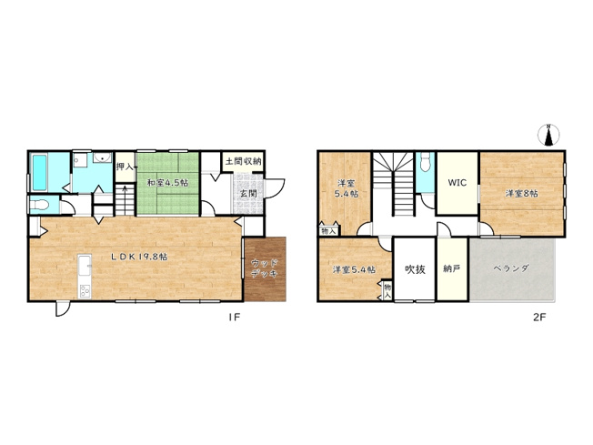【間取り】 | 姫路市玉手４丁目／中古戸建