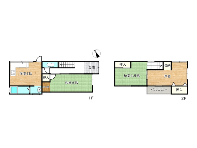 【間取り】 | 姫路市野里堀留町／中古戸建
