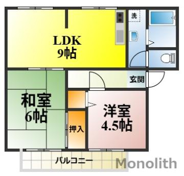 サンライフ西大路の間取り