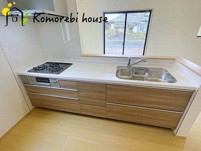 伊奈町大針505番　新築一戸建て　Aのキッチン|4/2撮影済み