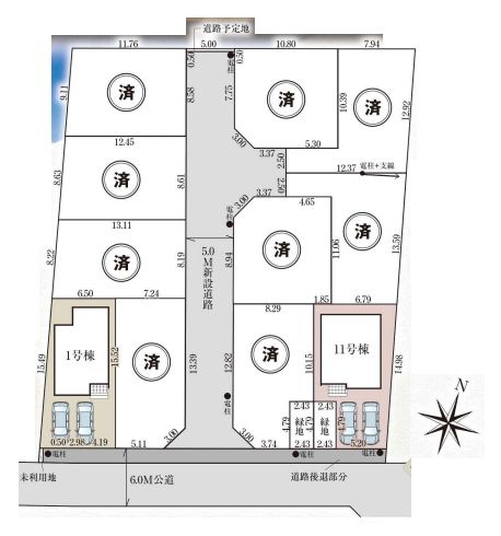 【区画図】 | 東久留米市下里１丁目　新築戸建て　１号棟 | 東久留米市下里に全11棟の新しい街の誕生です