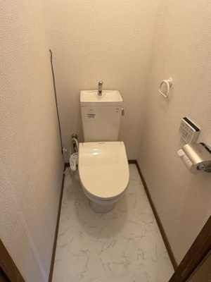 【トイレ】 | 岸田マンション | 清潔感のあるトイレです