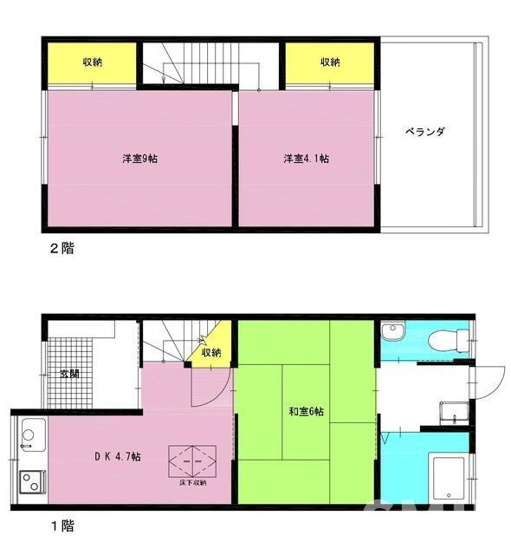 【間取り】 | テラス 豊中市大島町１丁目