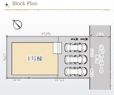 市川市宮久保２丁目の区画図
