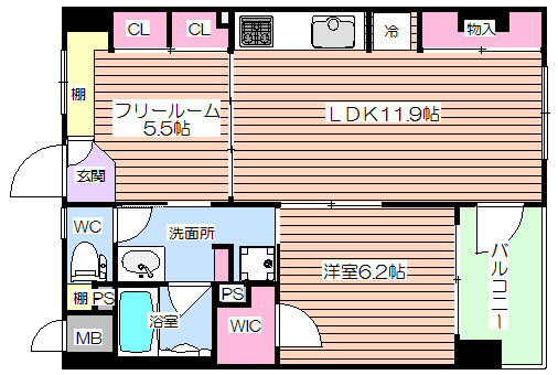 【間取り】 | シティエール東梅田Ⅰ