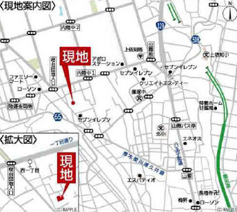 厚木市下川入新築戸建て　第18-2号棟の地図