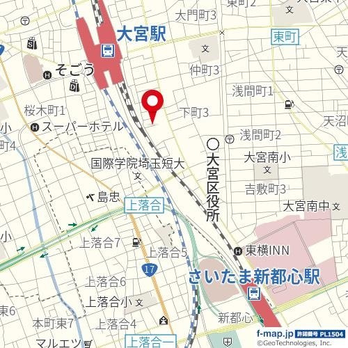 日神パレステージ大宮中央の地図