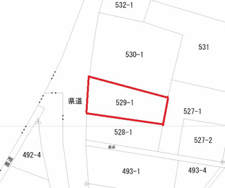 【土地図】 | 鹿屋市吾平町麓　売地