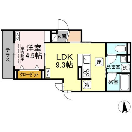 【間取り】 | DROOM寺町