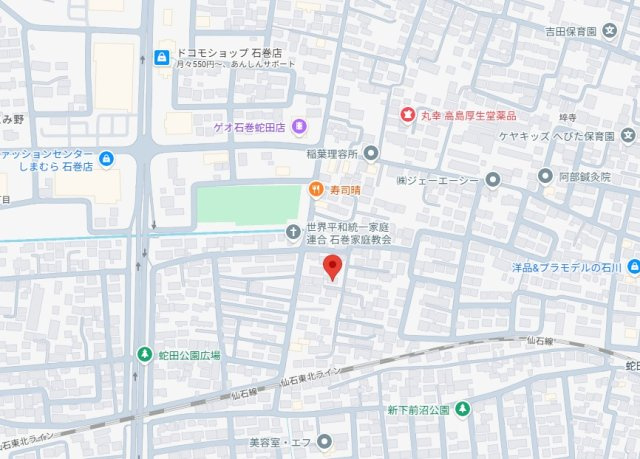 【地図】 | 石巻市蛇田字新埣寺12-3