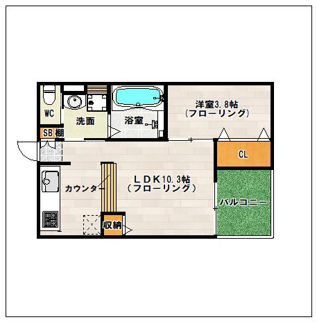 DREAM　STAGE香椎Oaseの間取り