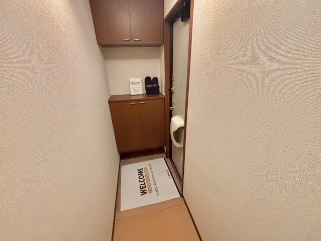 エスポアール　メゾン　B棟の玄関