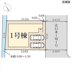 リーブルガーデン姫路市広畑区則直4期の区画図