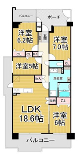 【間取り】 | 阪急日生ニュータウン花咲く丘の街Ｂ棟