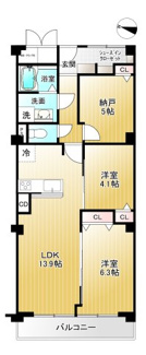 【間取り】 | 高槻スカイハイツ