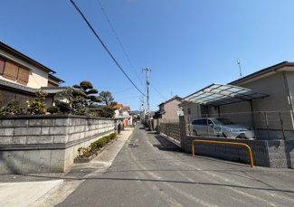 【前面道路含む現地写真】 | 八尾市田井中二丁目　建築条件付き売土地
