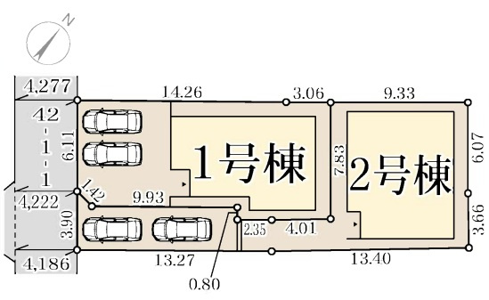 神戸市垂水区千鳥が丘2丁目の区画図