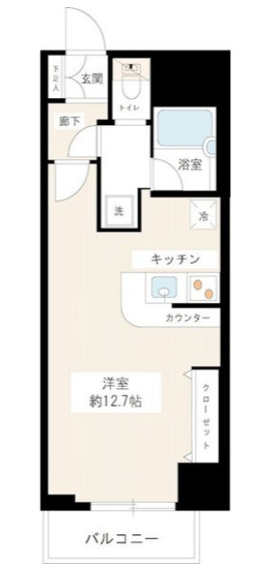 カスタリア新宿御苑の間取り