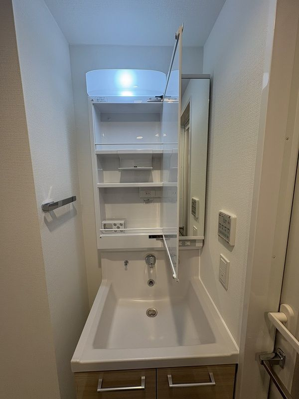 グランカーサ住吉Ⅲの独立洗面台