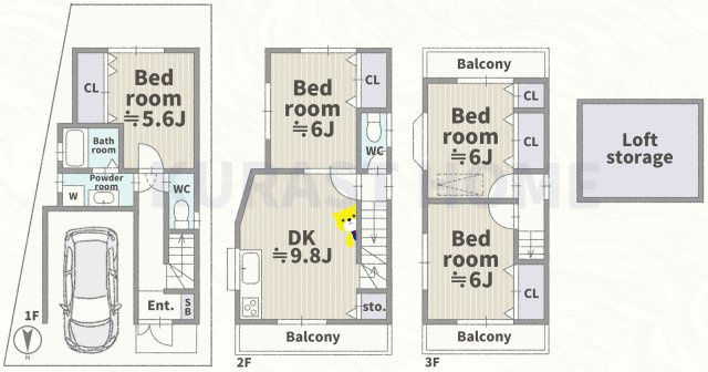 乙訓郡大山崎町大山崎岩崎　中古戸建