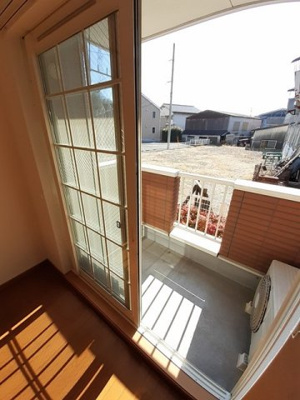 【バルコニー】 | ベルメゾン福地Ｄ | バルコニーがあります