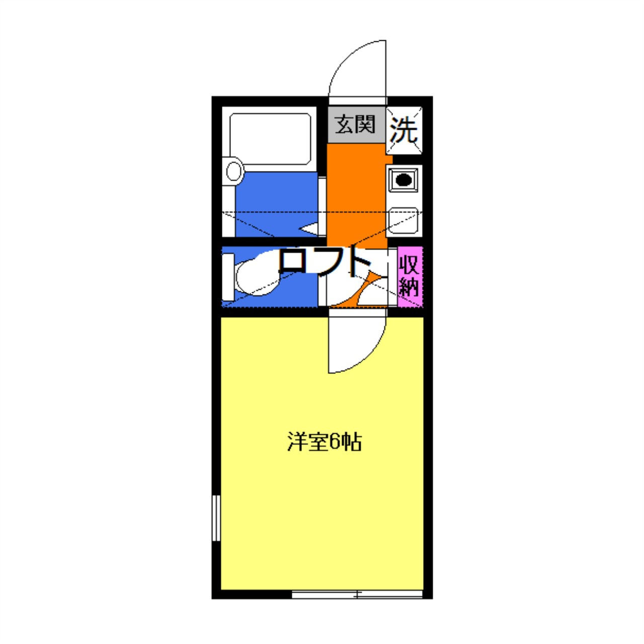 パークヒルアダチの間取り|間取りは現況優先