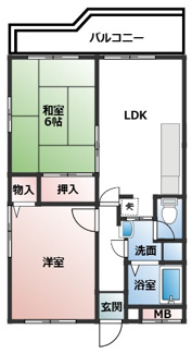 【間取り】 | サンパレス六甲