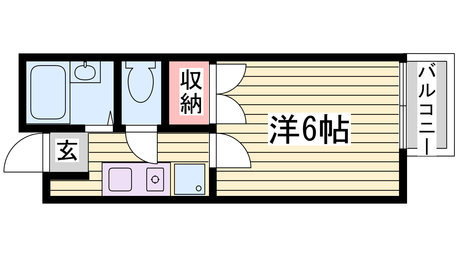 ナイスワン竜野駅前の間取り