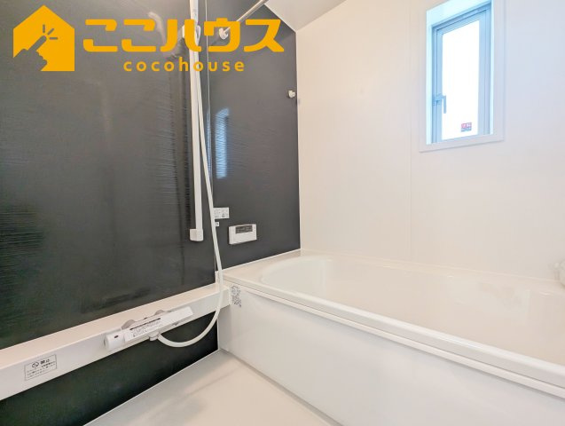 うるま市与那城屋慶名第6　クレイドルガーデン　新築戸建て　全4棟　1号棟の浴室|お子様とゆっくりくつろげる1坪ユニットバス