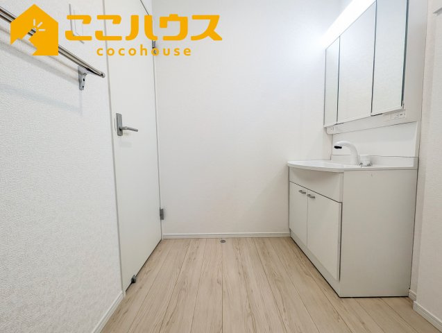 うるま市与那城屋慶名第6　クレイドルガーデン　新築戸建て　全4棟　1号棟の脱衣所|脱衣所