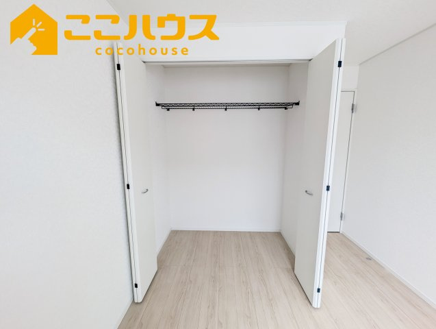 うるま市与那城屋慶名第6　クレイドルガーデン　新築戸建て　全4棟　1号棟の収納|洋服が多い方でも安心の収納力