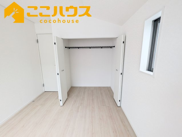 うるま市与那城屋慶名第6　クレイドルガーデン　新築戸建て　全4棟　1号棟の収納|洋服が多い方でも安心の収納力