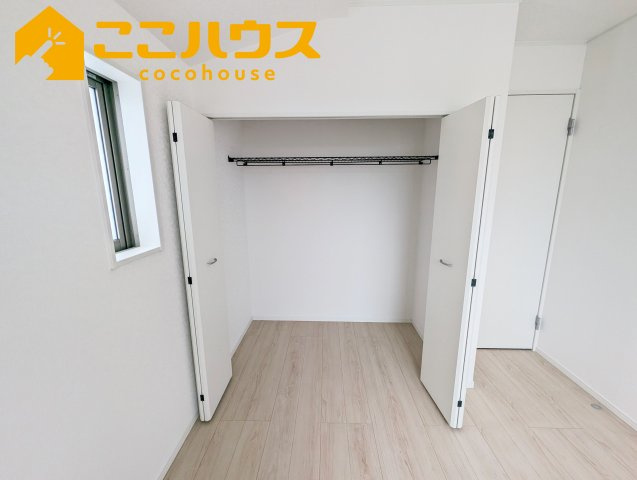 うるま市与那城屋慶名第6　クレイドルガーデン　新築戸建て　全4棟　1号棟の収納|洋服が多い方でも安心の収納力