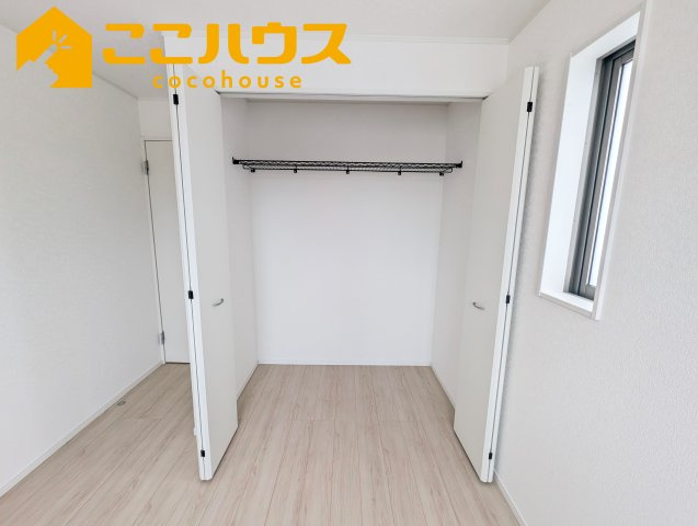うるま市与那城屋慶名第6　クレイドルガーデン　新築戸建て　全4棟　1号棟の収納|洋服が多い方でも安心の収納力