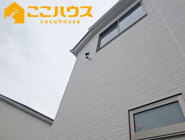 うるま市与那城屋慶名第6　クレイドルガーデン　新築戸建て　全4棟　1号棟の防犯設備|防犯カメラ