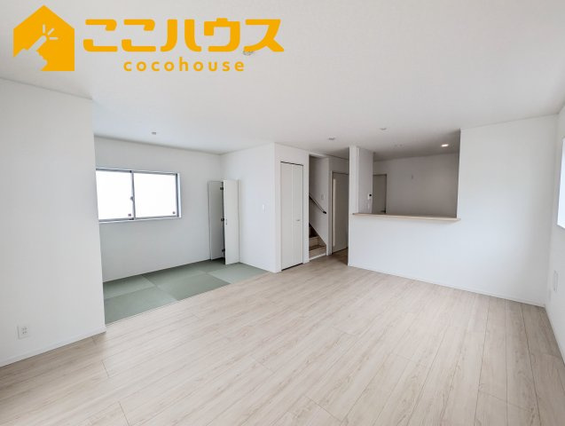うるま市与那城屋慶名第6　クレイドルガーデン　新築戸建て　全4棟　1号棟の内装|LDK16帖