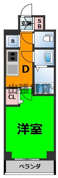 仲介手数料0円！！プレサンス東別院駅前Ⅱの間取り