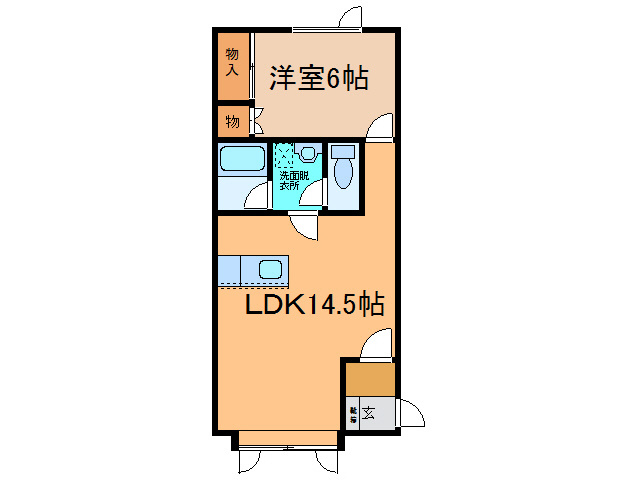 コーポフラワーⅠ.Ⅱ.Ⅲの間取り