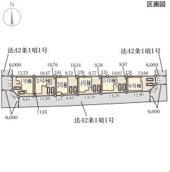 リーブルガーデン川西町結崎20期の区画図
